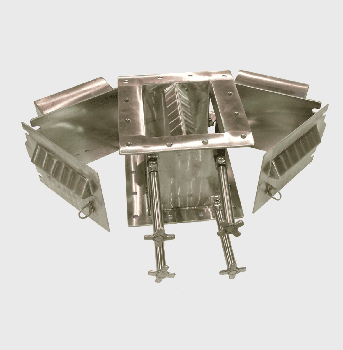 Custom Quick-Clean Chute Magnet Designed for Plastic Pellet Processing