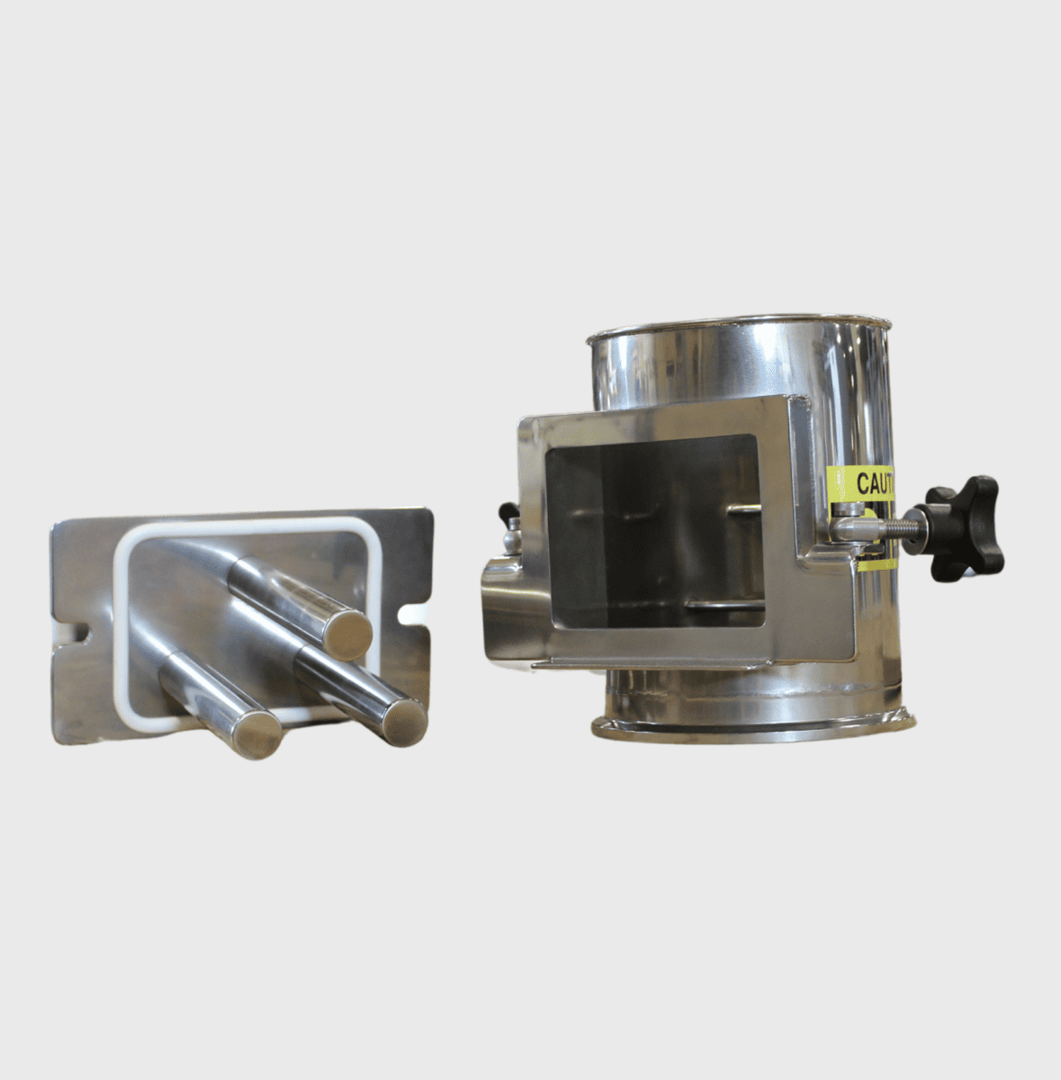 Round Spout Drawer Magnet Designed for Processing Citrics, Biogums, and Gluconates