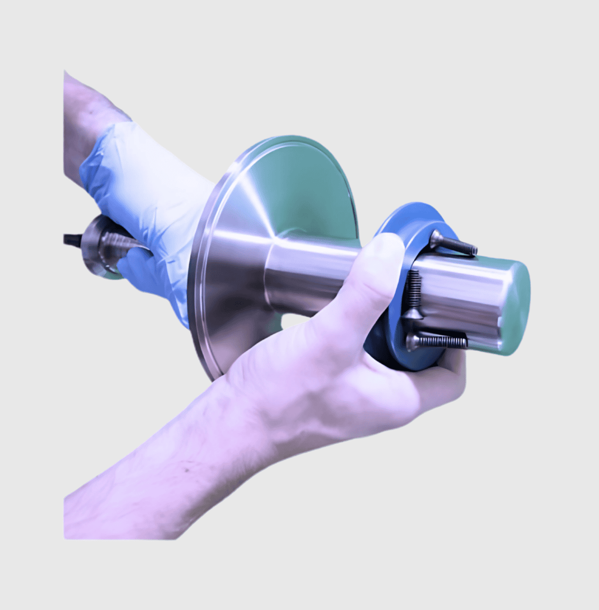 The 2" LFT Blade Magnet with Metal Detectable Stripper