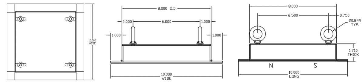 Suspended Plate Magnet (PMS) Specification