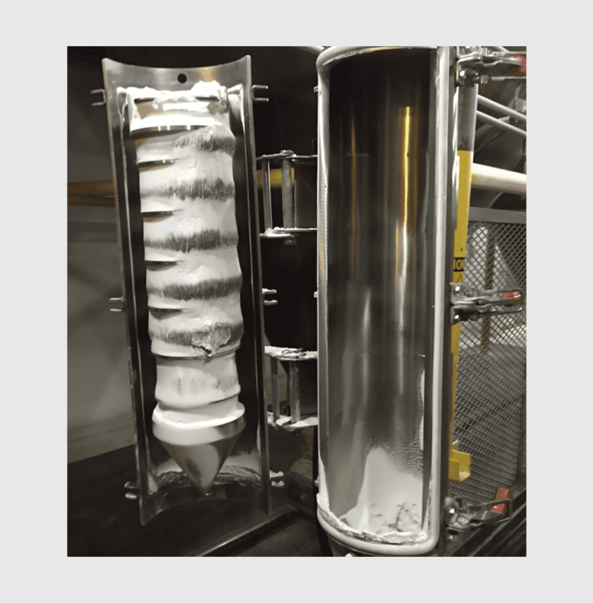 Pneumatic Line Magnet in Starch Processing Application 