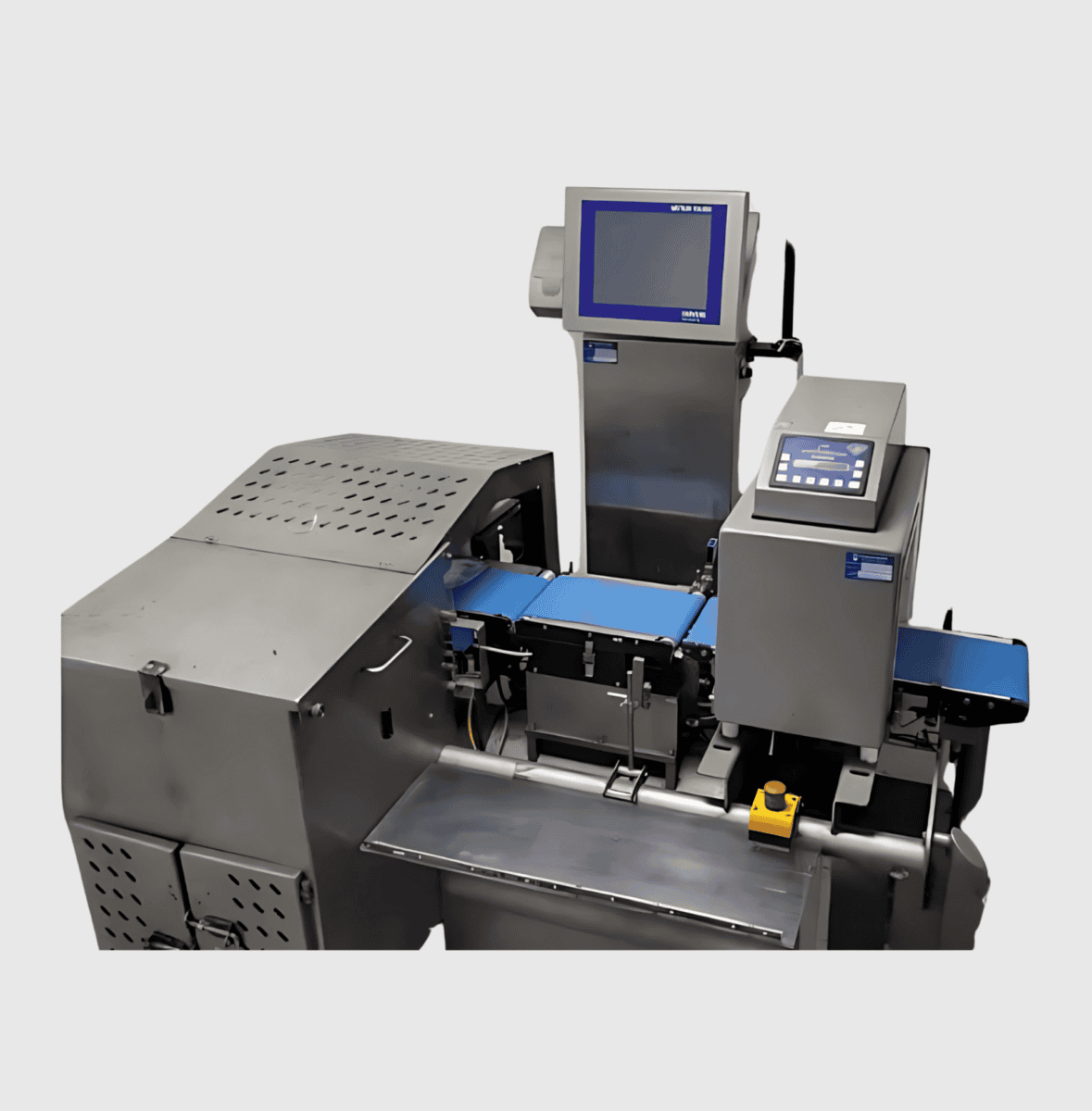 Checkweigher in Logistics Department Detecting Packaging Errors Before Final Shipment