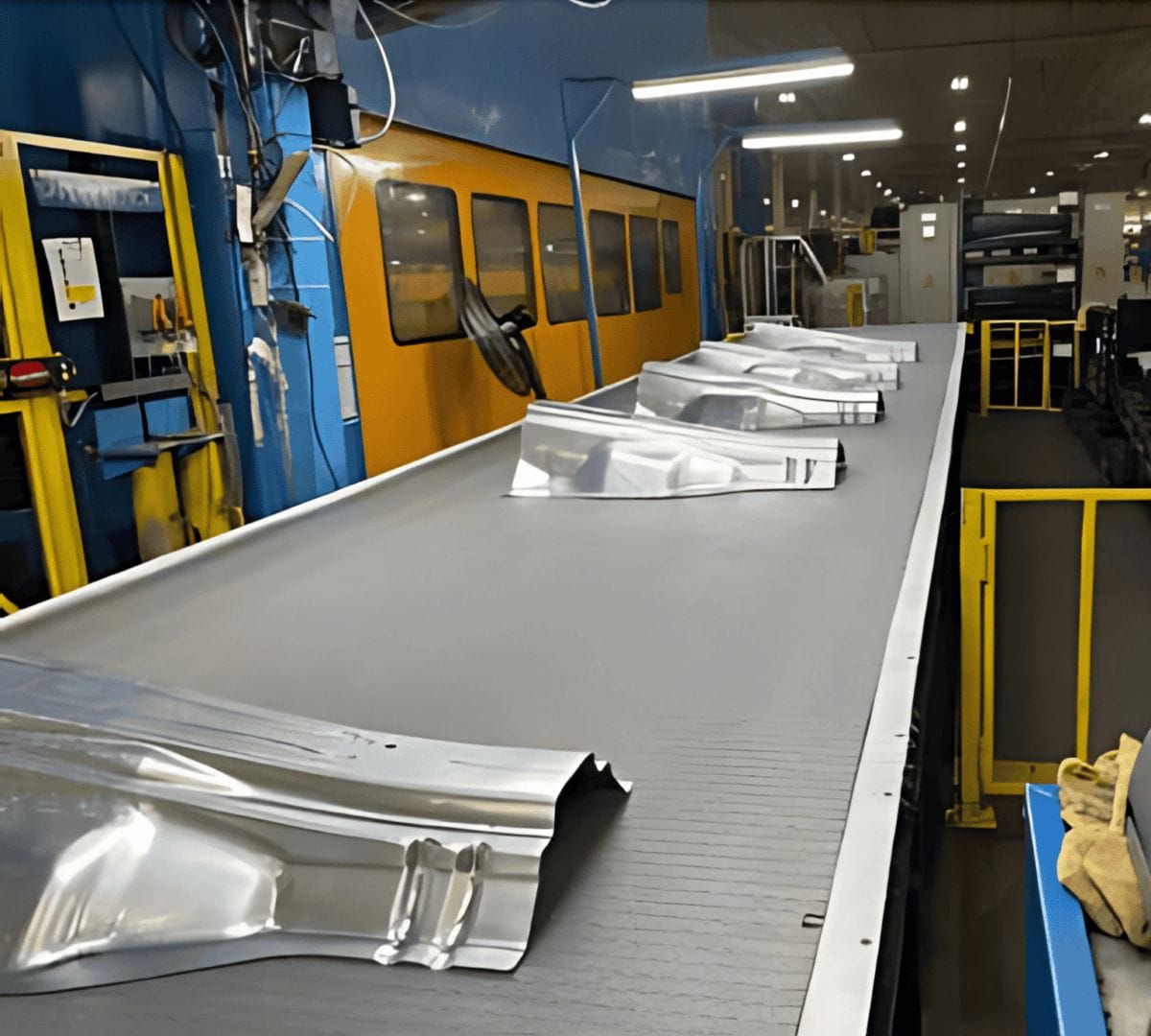 MPI Part Out Conveyor Installed at Metal Forming OEM