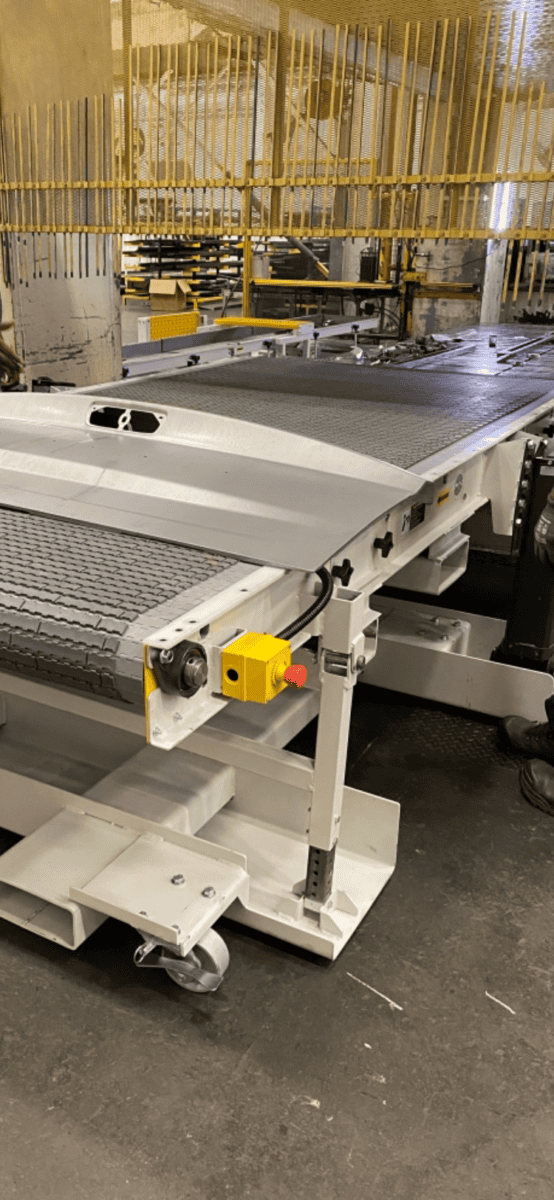 Quality Metalcraft Part Out Conveyor