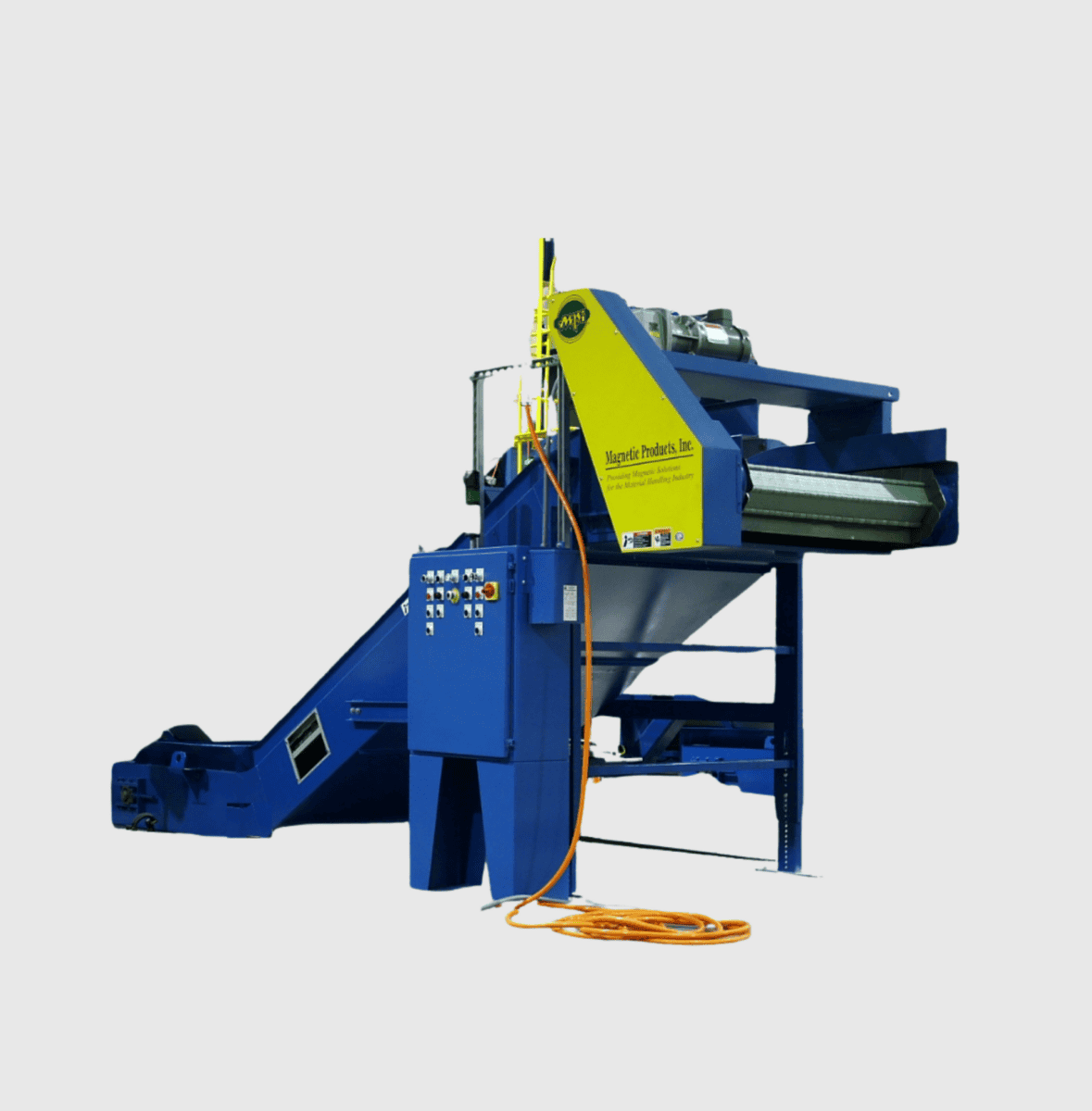 Steel Belt Conveyor Designed for HVAC Metal Part Manufacturing