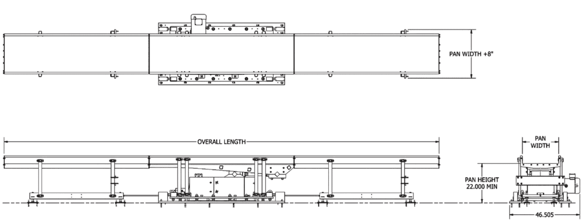 MPI Steel Hinge Conveyor Specifications and Options