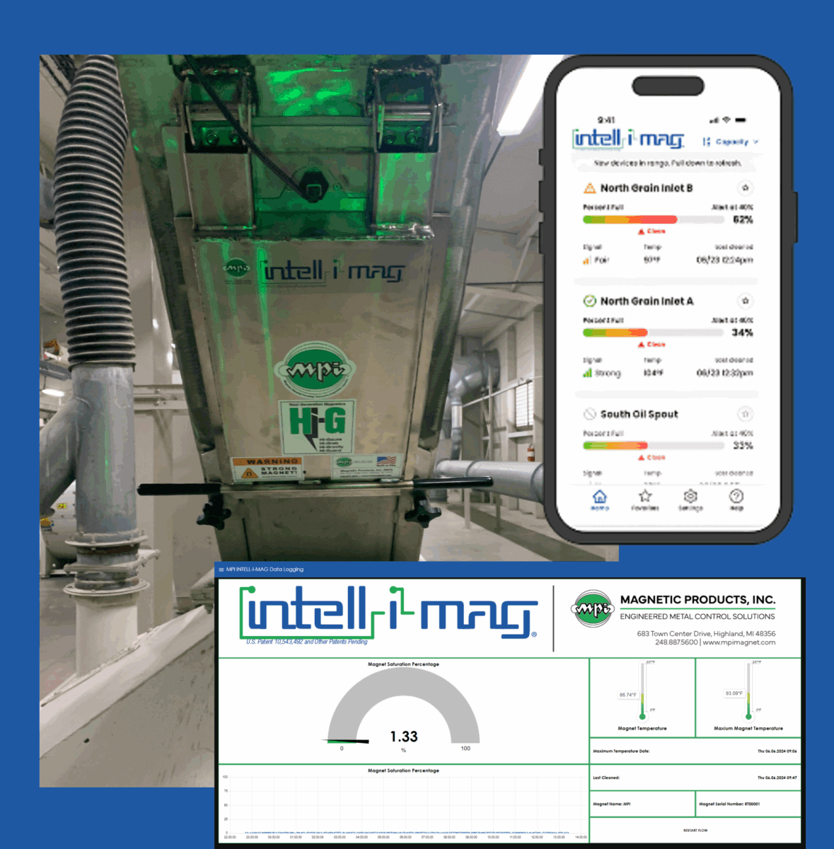 Intell-I-Mag® Sensor Enabled Magnetic Separation Monitoring