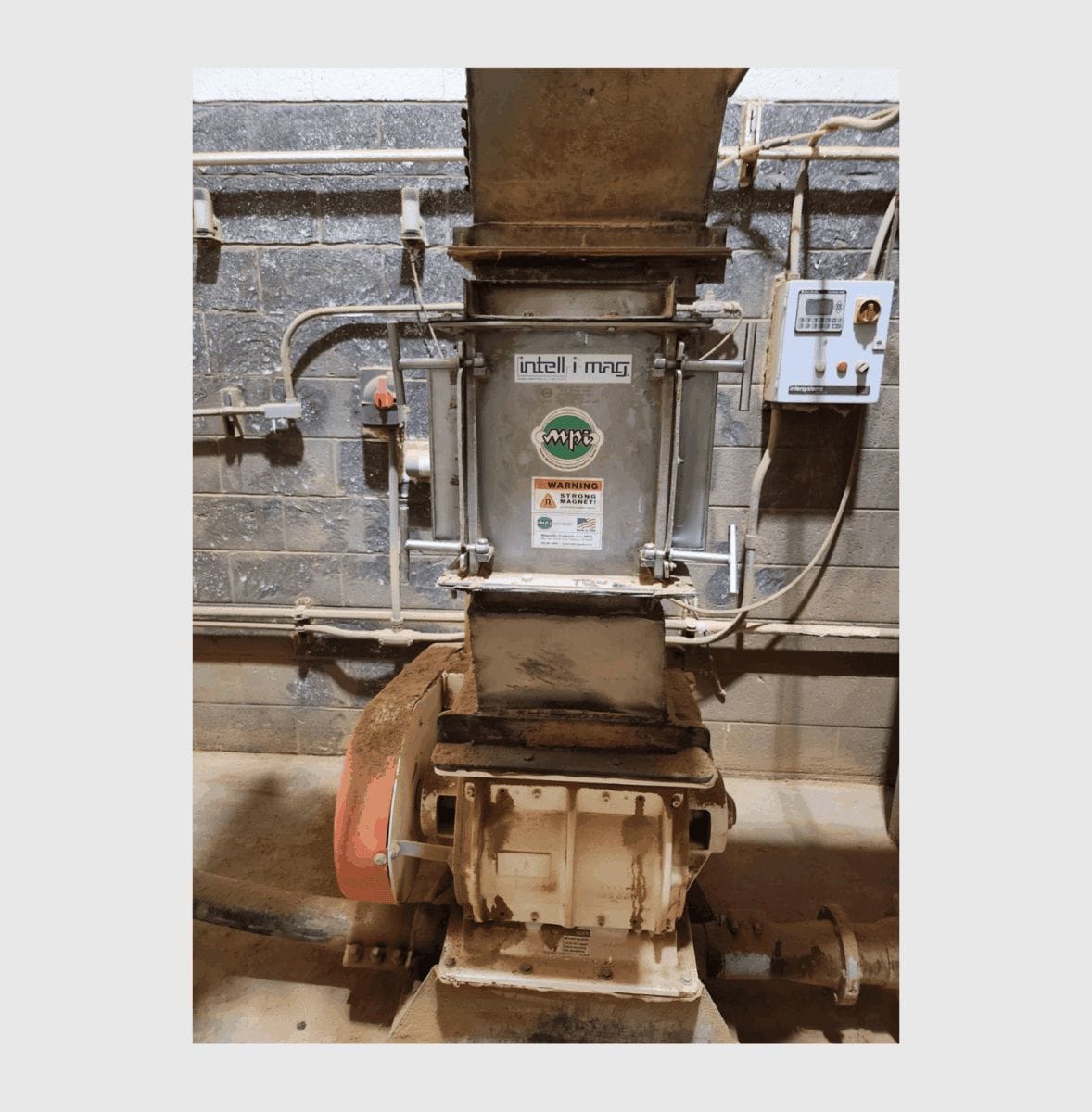 Intell-I-Mag® Installed in Pet Food Processing Facility