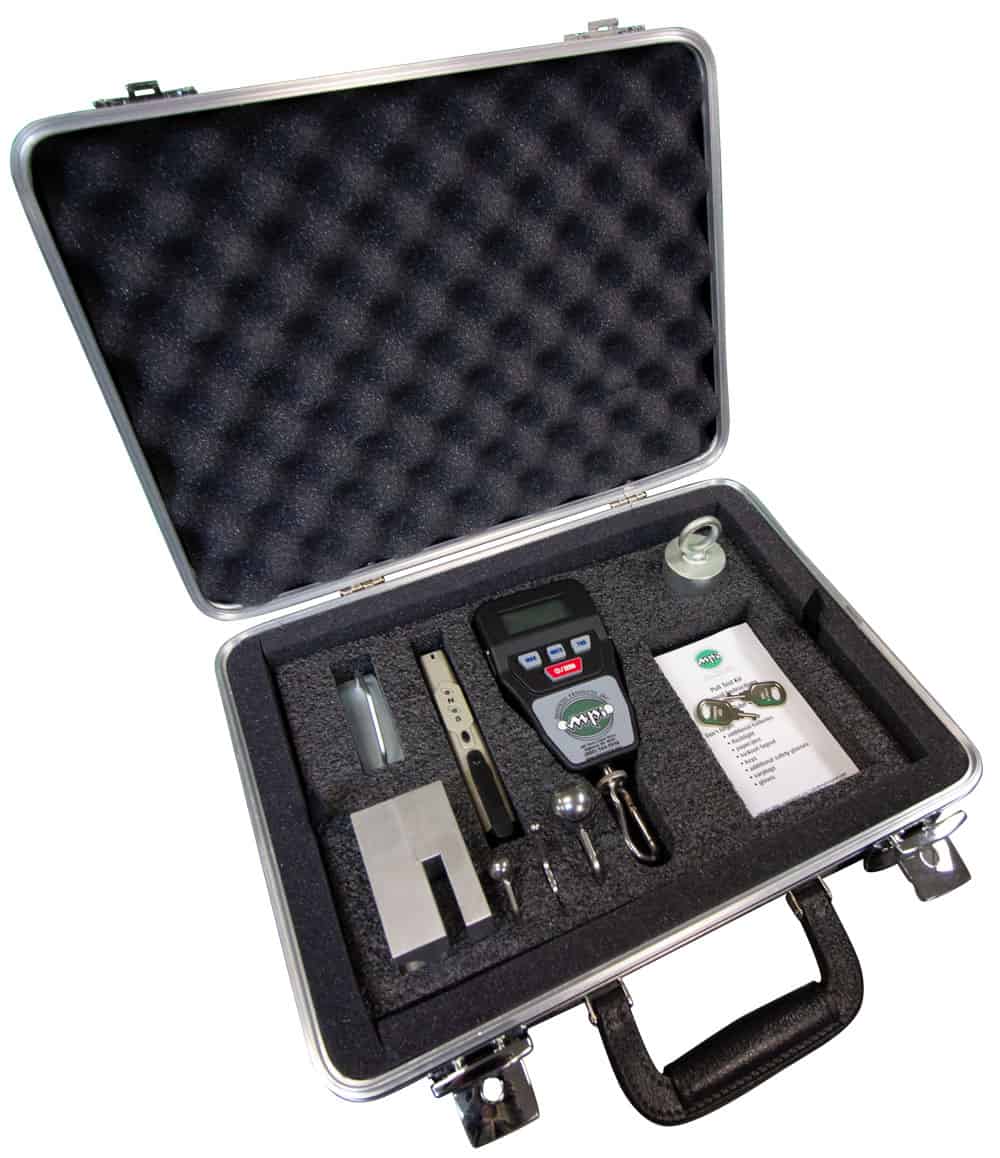 MPI Pull Test Kit Contents Calibration Certified